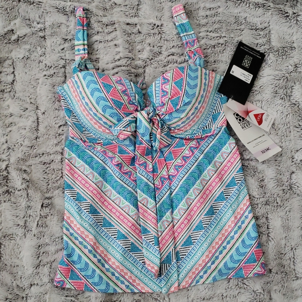 NWT COCO REEF swim top bra size 32/34C